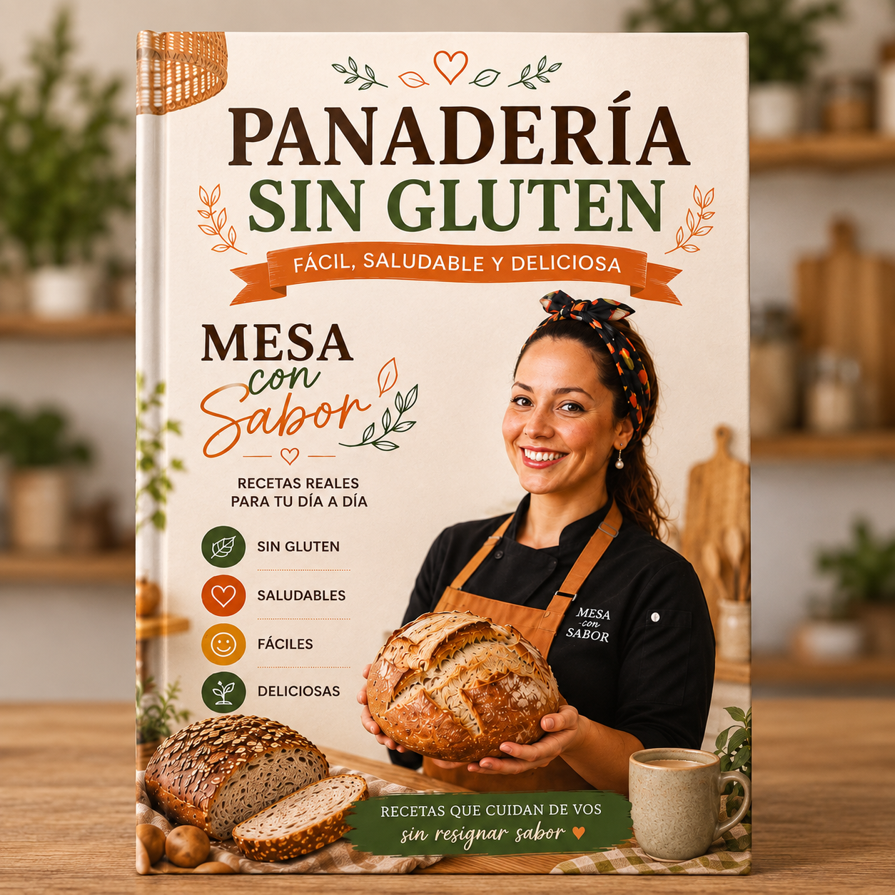 Panadería Sin Gluten + 6 Bonos + 3 Regalos Exclusivos